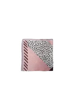 Clearance Black Colour Bchays Mini Scarf 3655 Winter Rose