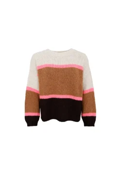 Outlet Black Colour Bchildur Knit Jumper 1234 Camel