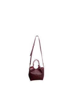 Hot Black Colour Bcisolde Leather Bag 9364 Wine