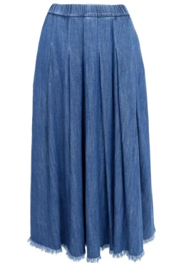 New Black Colour Bcjean Denim Skirt 40847 Blue Denim