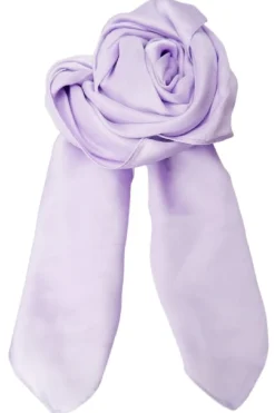 Online Black Colour Bckit Mini Scarf Lt. Purple