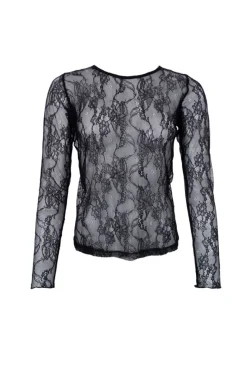 Clearance Black Colour Bclara Lace Blouse 41029 Shirts