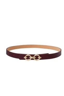 Outlet Black Colour Bclotus Belt 10299 Wine