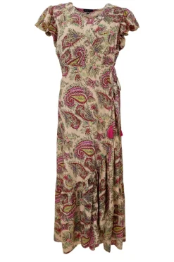 Black Colour Bcluna Flared Wrap Dress 39151 Ruby Meadow
