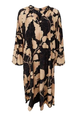 New Black Colour Bcluna Nelly Dress 39181 Fall Leaf