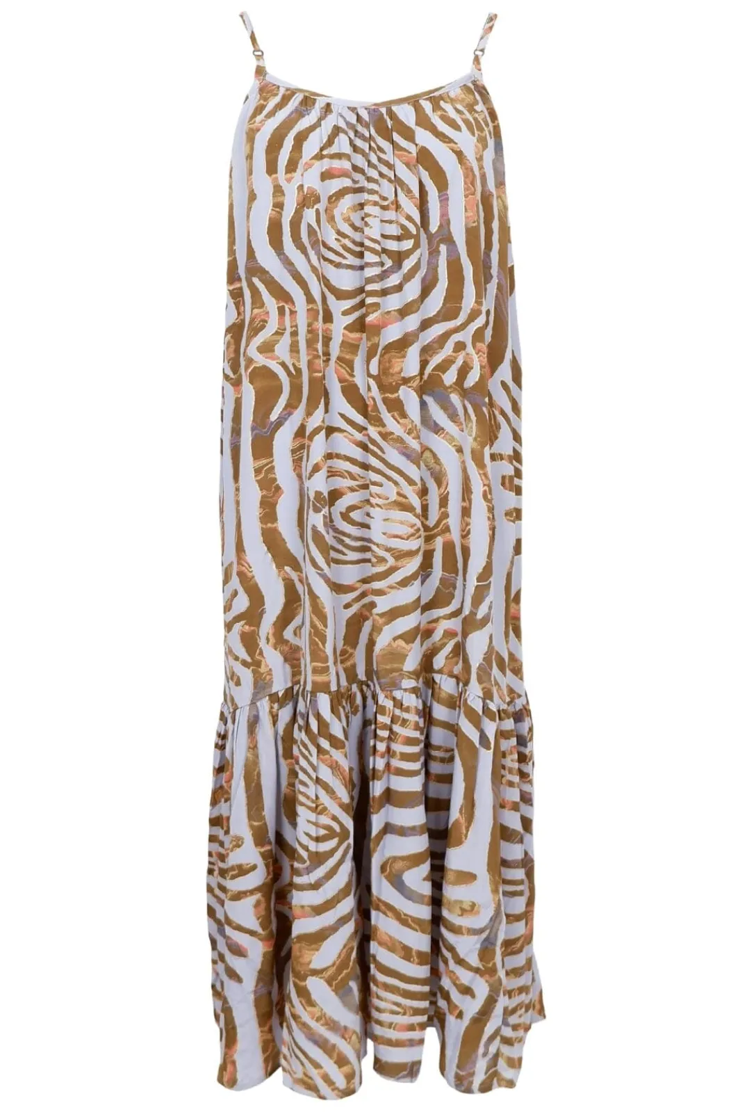 Outlet Black Colour Bcluna Panel Strap Dress 39224 Blue Zebra