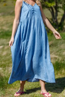Hot Black Colour Bclyra Strap Dress 40890 Denim Blue