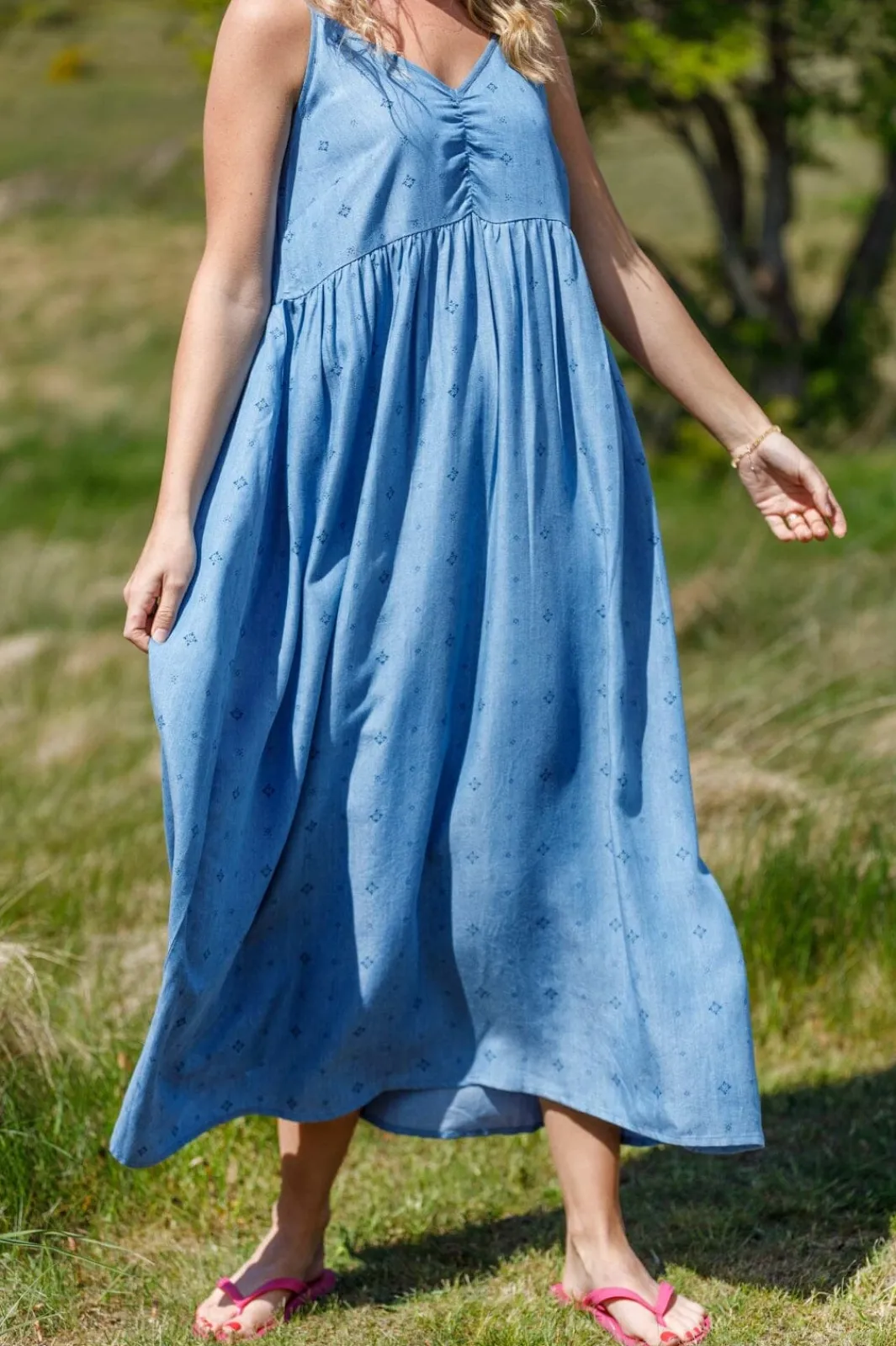 Hot Black Colour Bclyra Strap Dress 40890 Denim Blue