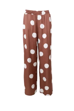 Black Colour Bcmabel Pant 40990 Mocca Dot