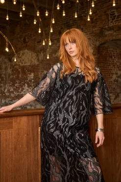 Black Colour Bcmaggie Dress 40948 Black Silver