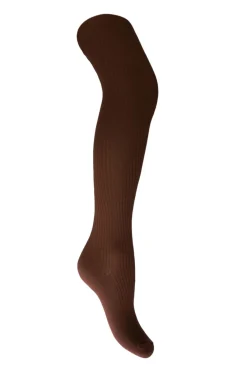 Outlet Black Colour Bcmalika Kneehigh Rib Sock 4285 Mocca