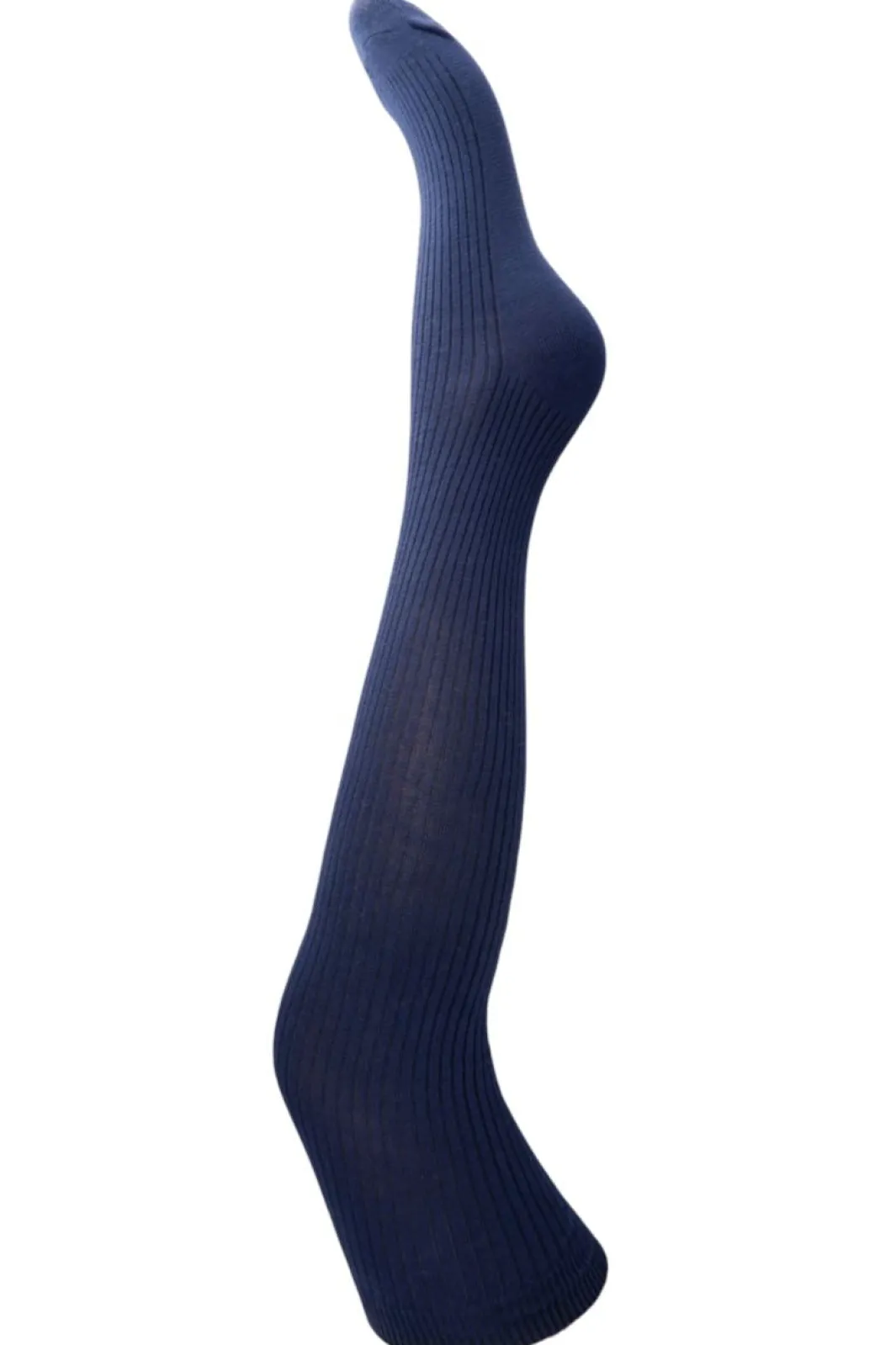 Clearance Black Colour Bcmalika Kneehigh Rib Sock 4285 Navy