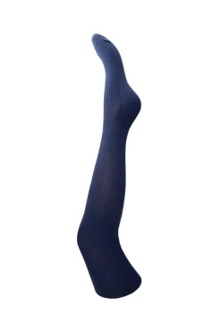 Clearance Black Colour Bcmalika Kneehigh Rib Sock 4285 Navy