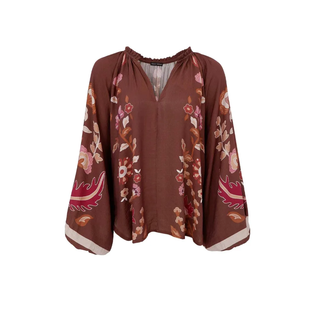 Online Black Colour Bcmarigold Blouse 41024 Coffee