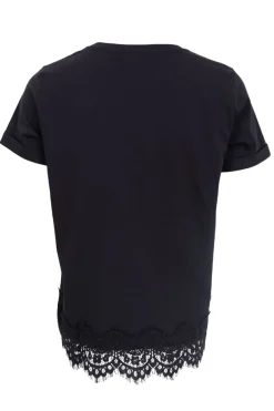 Best Black Colour Bcmay Ss Lace Tee 40920 Shirts