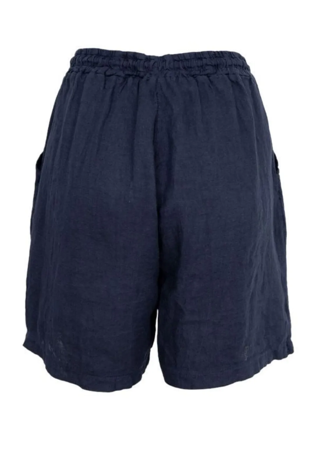 Best Black Colour Bcmelina Linen Shorts 40575 Navy