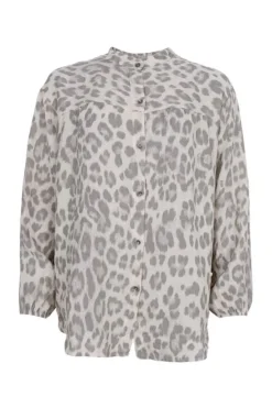 Best Black Colour Bcmelina L/S Shirt Blouse 40841 Natural Leo