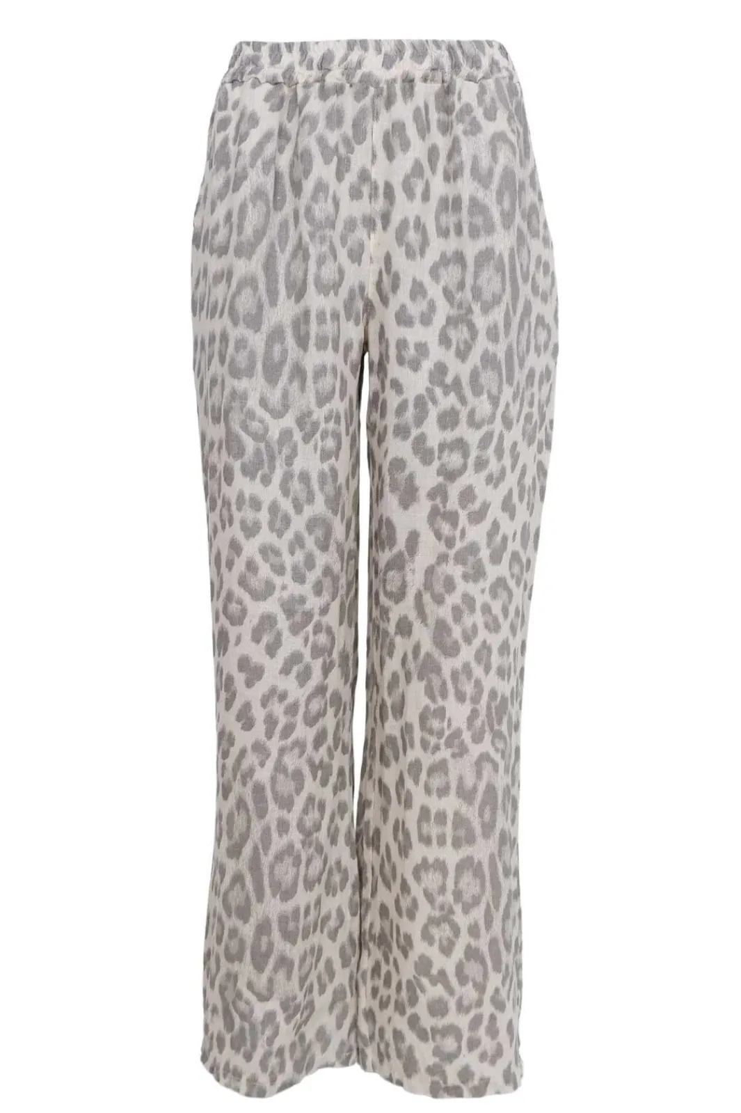 Outlet Black Colour Bcmelina Wide Linen Pant 40843 Natural Leo