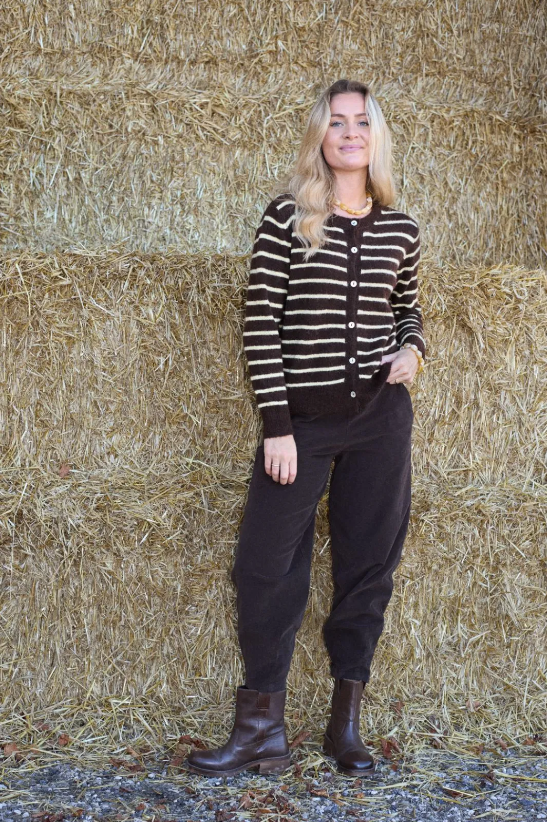 Sale Black Colour Bcmemphis Barrel Pant 41026 Coffee