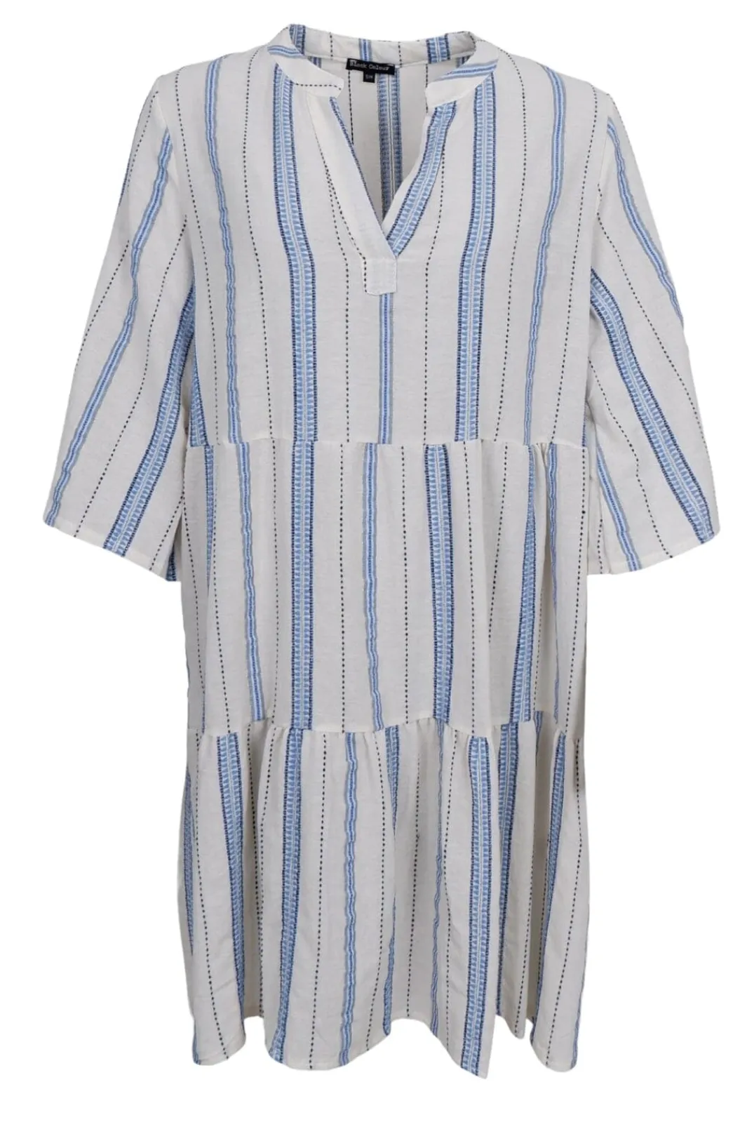 Online Black Colour Bcmica Boho Dress 40907 Blue