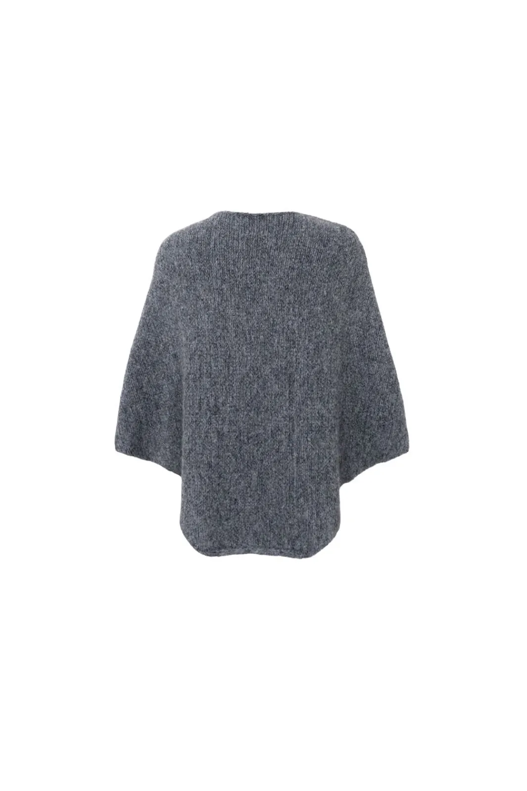 New Black Colour Bcpenny Poncho 1219 Grey