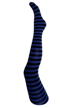 New Black Colour Bcriga Striped Tight BU Blue Stripe