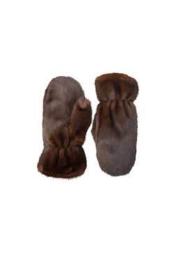 Best Black Colour Bcrikkeline Mittens 8030 Coffee