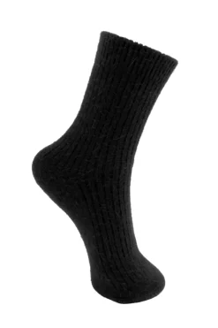 Hot Black Colour Bcronja Wool Sock Black
