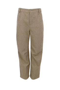 Black Colour Bcross Striped Jeans 40830 Olive Stripe