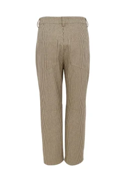 Black Colour Bcross Striped Jeans 40830 Olive Stripe