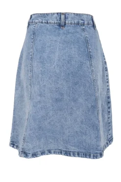 Sale Black Colour Bcrussel Short Wrap Skirt 40862 Lt. Denim
