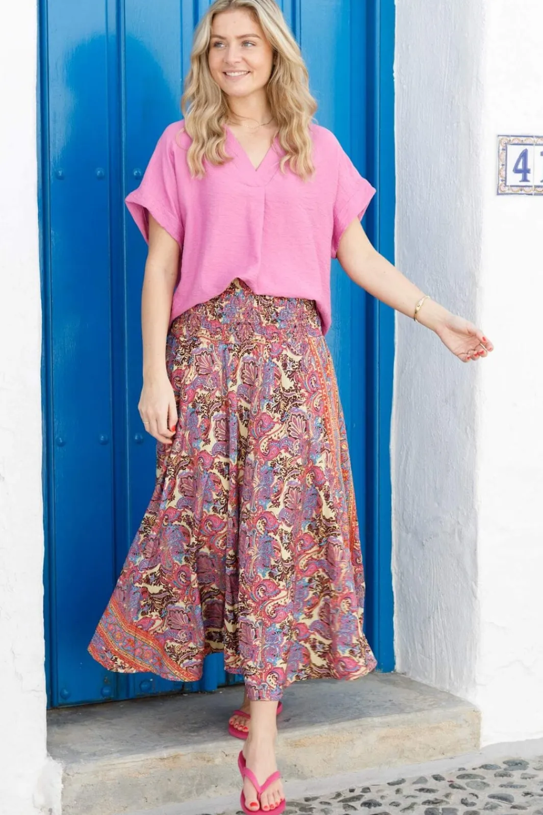Black Colour Bcsamos Blouse 40895 Pink