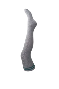 Online Black Colour Bcschmidt Knee High Cable Sock 4368 Grey