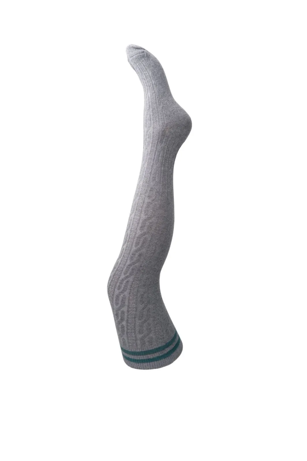 Online Black Colour Bcschmidt Knee High Cable Sock 4368 Grey