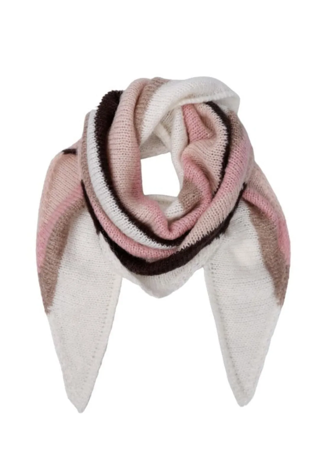 Clearance Black Colour Bcsisse Triangle Scarf 208410 Natural