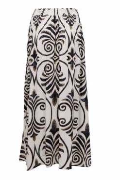 Outlet Black Colour Bcstella Regular Skirt 39606 Malaka White
