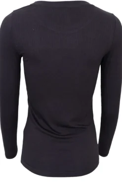 Black Colour Bctea Ls Tee 40694