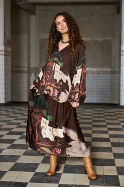 Hot Black Colour Bctoscana Blouse 41038 Coffee