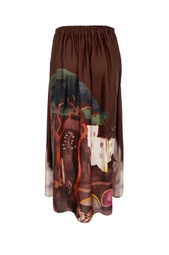 New Black Colour Bctoscana Skirt 41039 Coffee