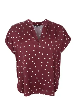 New Black Colour Bcvalery Ss Blouse 40993 Plum