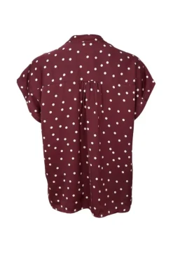 New Black Colour Bcvalery Ss Blouse 40993 Plum