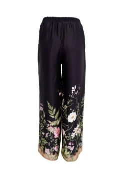 Online Black Colour Bczennia Pant 40915 Black Flower
