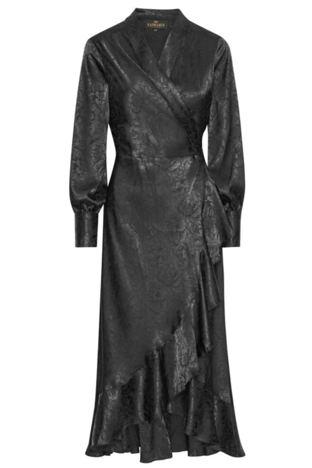 Karmamia Bea Dress Black Flower Jacquard