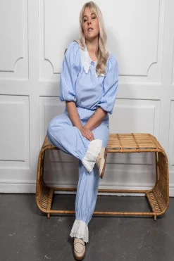New Stories From The Atelier By Copenhagen Shoes Beach Lovers Pants 456 Light Blue