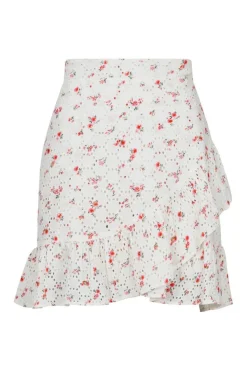 Hot Neo Noir Bekka Embroidery Rose Skirt Pink