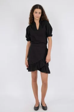 Best Neo Noir Bekka Linen Skirt Black