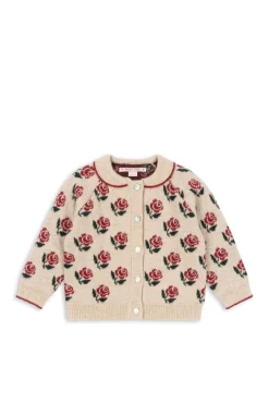 Konges Sløjd Belou Knit Collar Cardigan Ks104226 Rose
