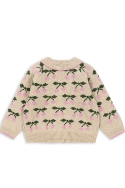 Sale Konges Sløjd Belou Knit Collar Cardigan Ks103712 Cherry