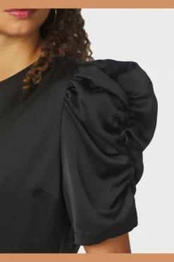New Neo Noir Benua Heavy Sateen Blouse 167069 100