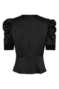 New Neo Noir Benua Heavy Sateen Blouse 167069 100
